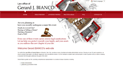 Desktop Screenshot of lawofficeofgerardbianco.com